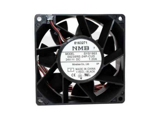 Picture of NMB-MAT / Minebea 09238DE-24P-CUD Server-Square Fan 09238DE-24P-CUD, SYS1903 Y