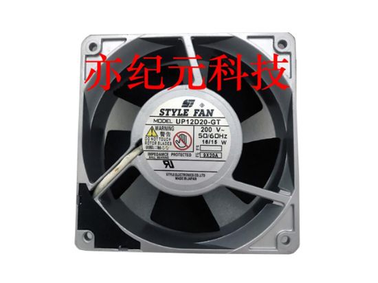 Picture of STYLE FAN UP12D20-GT Server-Square Fan UP12D20-GT