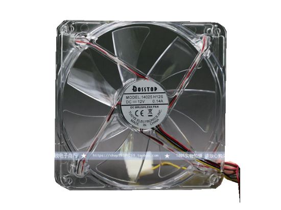 Picture of DOSSTOP / Tuoye 14025H12S Server-Square Fan 14025H12S