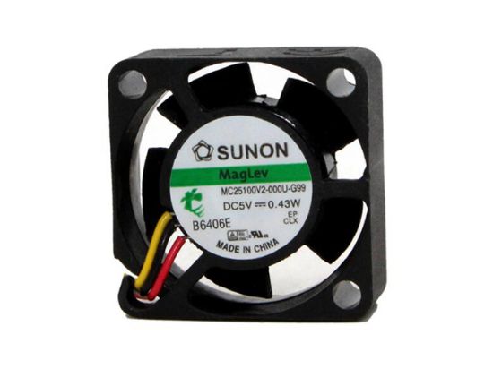 Picture of SUNON MC25100V2-000U-G99 Server-Square Fan MC25100V2-000U-G99