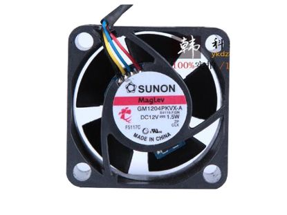 Sunon GM2404PKVX-A B1855.R.GN  DC24V 1.7W 40x40x20mm 3 Pin  Case/CPU Cooling Fan 