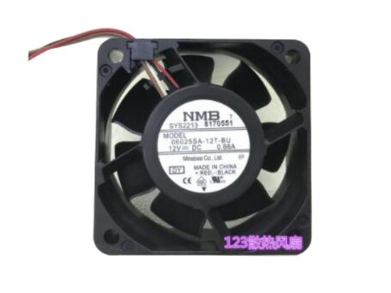 Picture of NMB-MAT / Minebea 06025SA-12T-BU Server-Square Fan 06025SA-12T-BU, DY