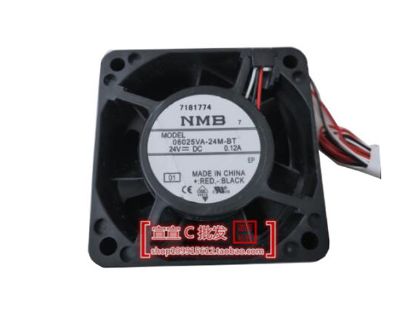 Picture of NMB-MAT / Minebea 06025VA-24M-BT Server-Square Fan 06025VA-24M-BT, 01