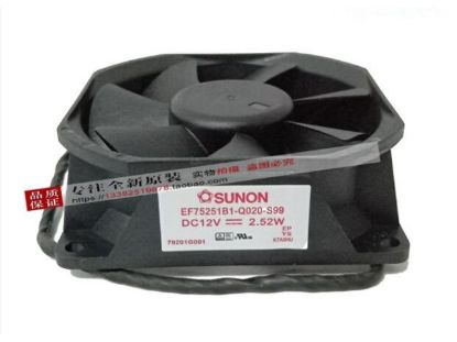 Picture of SUNON EF75251B1-Q020-S99 Server-Square Fan EF75251B1-Q020-S99