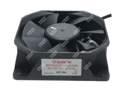 Picture of SUNON MF75251V1-Q040-G99 Server-Square Fan MF75251V1-Q040-G99