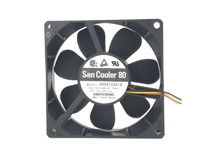 Picture of Sanyo Denki 9A0812G419 Server-Square Fan 9A0812G419