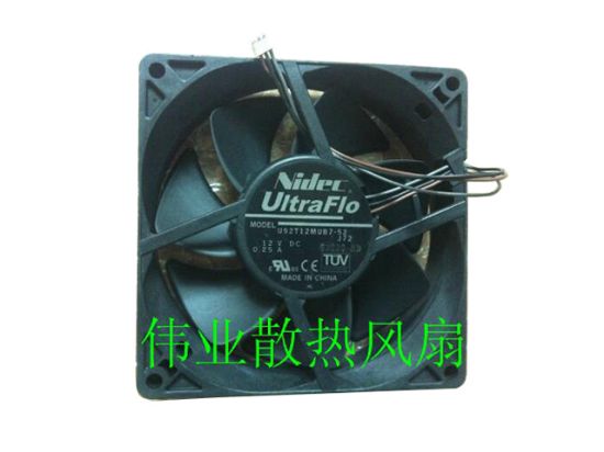 Picture of Nidec U92T12MUB7-52 Server-Square Fan U92T12MUB7-52, J72