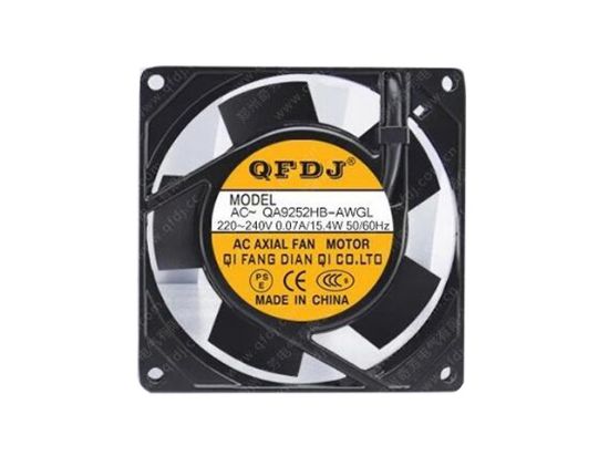 Picture of QFDJ / QI FANG DIAN QA9252HB-AWGL Server-Square Fan QA9252HB-AWGL