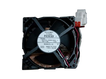 Picture of NMB-MAT / Minebea 3612JL-04W-S49 Server-Square Fan 3612JL-04W-S49, G51