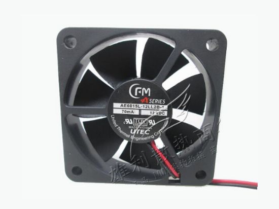 Picture of CFM / United Thermal AE6015L-12LL2B-1 Server-Square Fan AE6015L-12LL2B-1