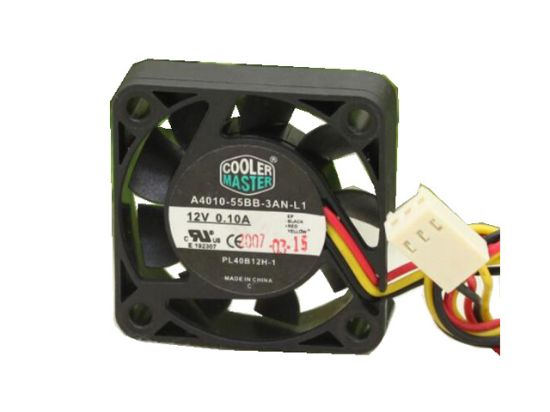 Picture of Cooler Master A4010-55BB-3AN-L1 Server-Square Fan A4010-55BB-3AN-L1