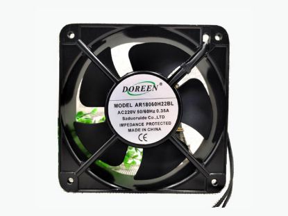 Picture of DOREEN / Szduruide AR18060H22BL Server-Square Fan AR18060H22BL, Alloy