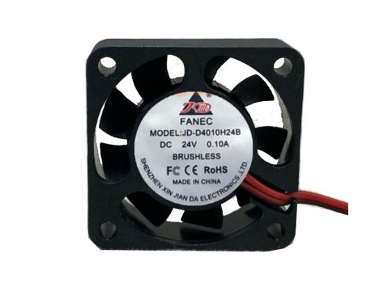 Picture of JD-FANEC / XIN JIAN DA JD-D4010H24B Server-Square Fan JD-D4010H24B