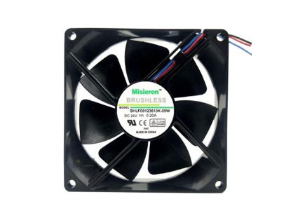 Picture of MISIEREN SHLF09123610K-05W Server-Square Fan SHLF09123610K-05W