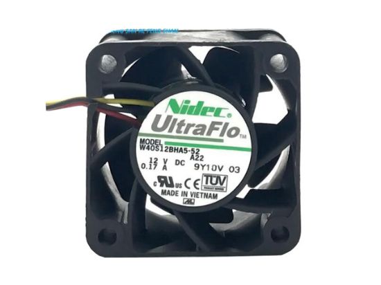 Picture of Nidec W40S12BHA5-52 Server-Square Fan W40S12BHA5-52, A22