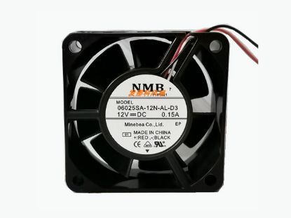 Picture of NMB-MAT / Minebea 06025SA-12N-AL-D3 Server-Square Fan 06025SA-12N-AL-D3, 01