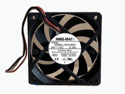 Picture of NMB-MAT / Minebea 2806KL-05W-B59 Server-Square Fan 2806KL-05W-B59, BR1