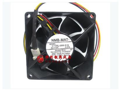 Picture of NMB-MAT / Minebea 3110RL-09W-S19 Server-Square Fan 3110RL-09W-S19