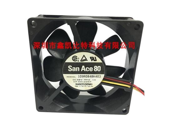 Picture of Sanyo Denki 109R0848K403 Server-Square Fan 109R0848K403