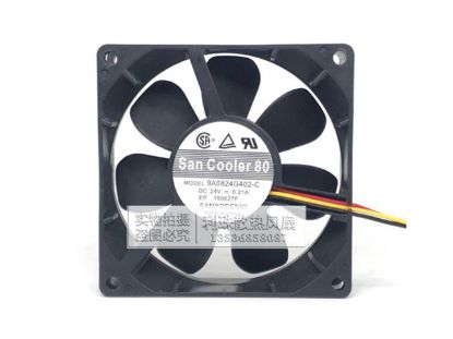 Picture of Sanyo Denki 9A0824G402-C Server-Square Fan 9A0824G402-C