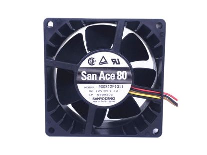 Picture of Sanyo Denki 9G0812P1G11 Server-Square Fan 9G0812P1G11
