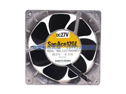 Picture of Sanyo Denki 9GL1227H1H03 Server-Square Fan 9GL1227H1H03, Alloy