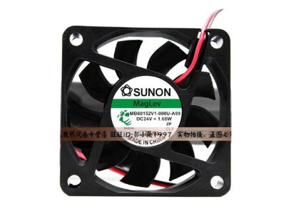 Picture of SUNON MB60152V1-000U-A99 Server-Square Fan MB60152V1-000U-A99