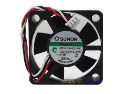 Picture of SUNON MC30101V2-000U-F99 Server-Square Fan MC30101V2-000U-F99