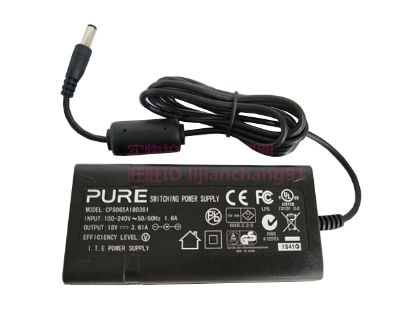 Picture of PURE CPS065A180361 AC Adapter 13V-19V CPS065A180361