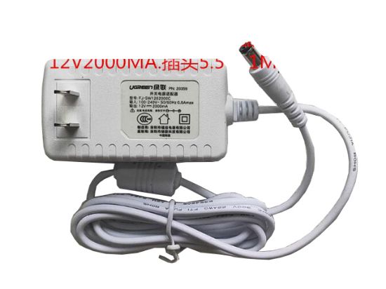 Picture of FUJIA FJ-SW1202000C AC Adapter 5V-12V FJ-SW1202000C, While