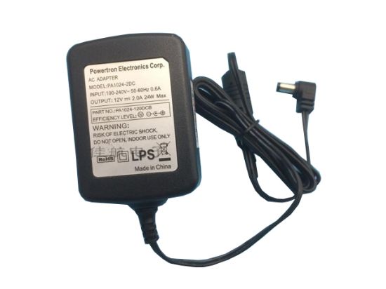 Picture of Powertron PA1024-2DC AC Adapter 5V-12V PA1024-2DC