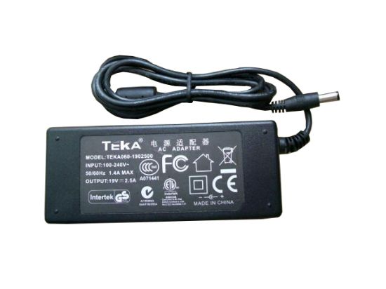 Picture of TEKA TEKA060-1902500 AC Adapter 13V-19V TEKA060-1902500