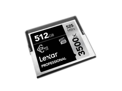 Picture of LEXAR LC512CRBA Card-CompactFast I LC512CRBAP3500, 525MB/s