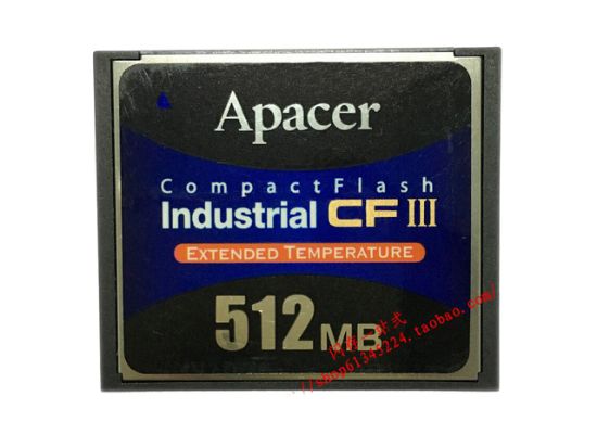 Picture of Apacer CF512ME3NR Card-CompactFlash I CF512ME3NR-ETNRQ, 81.29910.TA37C