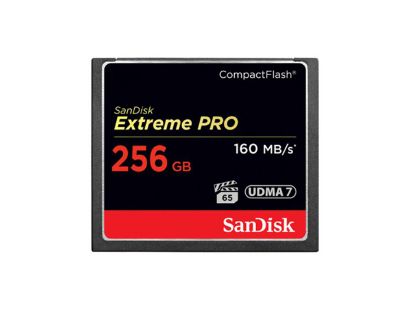 Picture of SanDisk SDCFXPS Card-CompactFlash I SDCFXPS-256G, 160MB/s