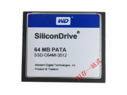 Picture of SiliconDriv SSD-C64MI-3512 Card-CompactFlash I SSD-C64MI-3512