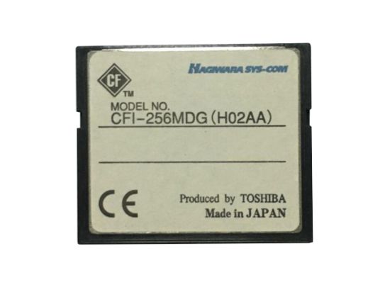 Picture of Toshiba CFI-256MDG Card-CompactFlash I CFI-256MDG(H02AA)