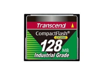 Picture of Transcend TS128MCF200I Card-CompactFlash I TS128MCF200I, 45MB/s
