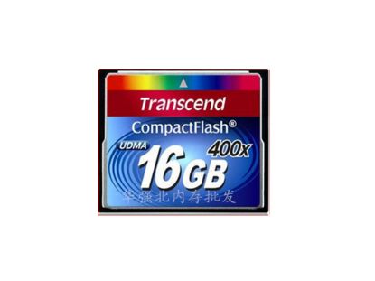Picture of Transcend TS16GCF400 Card-CompactFlash I TS16GCF400, 48MB/s