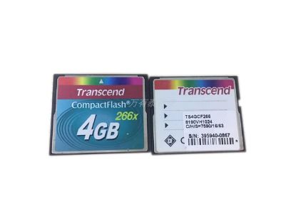 Picture of Transcend TS4GCF266 Card-CompactFlash I TS4GCF266