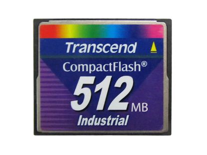 Picture of Transcend TS512MCF100I Card-CompactFlash I TS512MCF100I, 45MB/s