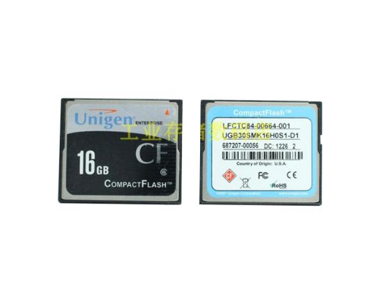 Picture of Unigen UGB30SMK16H0S1 Card-CompactFlash I UGB30SMK16H0S1-D1
