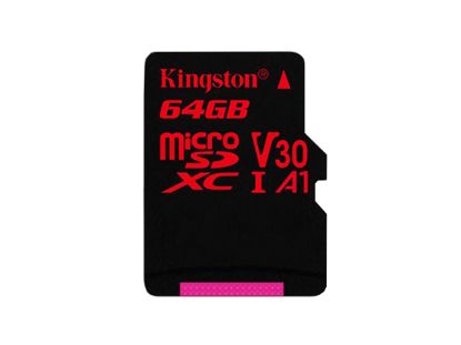 Picture of Kingston SDCA3/64GB Card-microSDXC SDCA3/64GB, 100MB/s