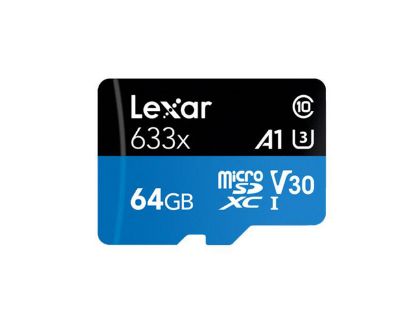 Picture of LEXAR TF64G Card-microSDXC TF64G, 95MB/s