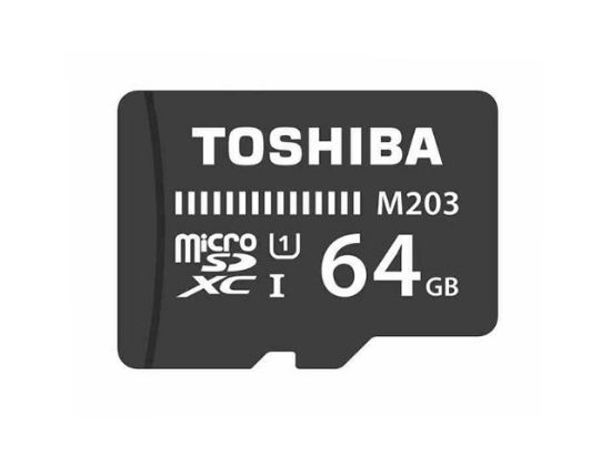 Picture of Toshiba THN-M203K0640A4 Card-microSDXC THN-M203K0640A4, 100MB/s
