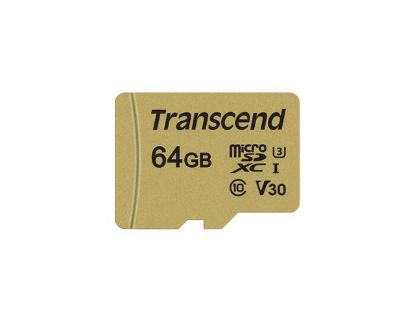 Picture of Transcend TS64GUSD500S Card-microSDXC TS64GUSD500S, 95MB/s
