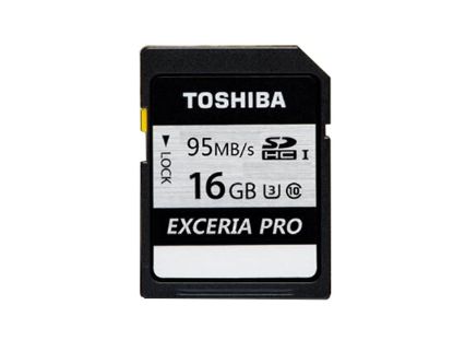 Picture of Toshiba SD-H016GR7VW075A Card-Secure Digital HC SD-H016GR7VW075A, 95MB/s