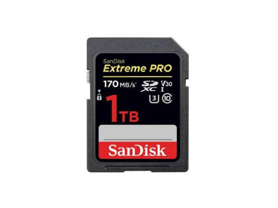 Picture of SanDisk SDSDXXY Card-Secure Digital XC SDSDXXY-1T00-ZN4IN, 170MB/s