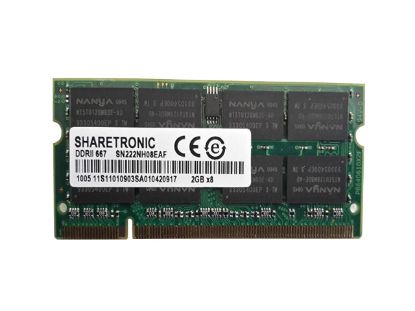 Picture of SHARETRONIC SM321NH08HAF Laptop DDR2-667 SM321NH08HAF