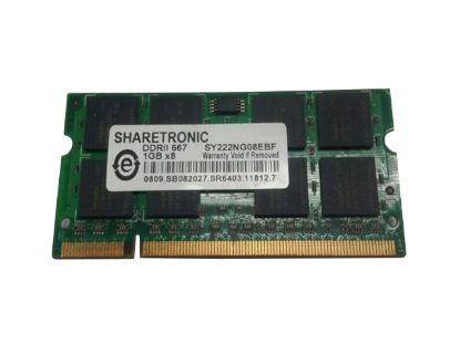 Picture of SHARETRONIC SY222NG08EBF Laptop DDR2-667 SY222NG08EBF
